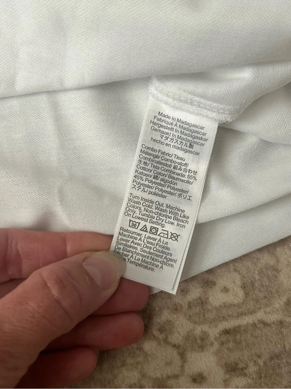 J. Crew White Button-Down Casual Shirt